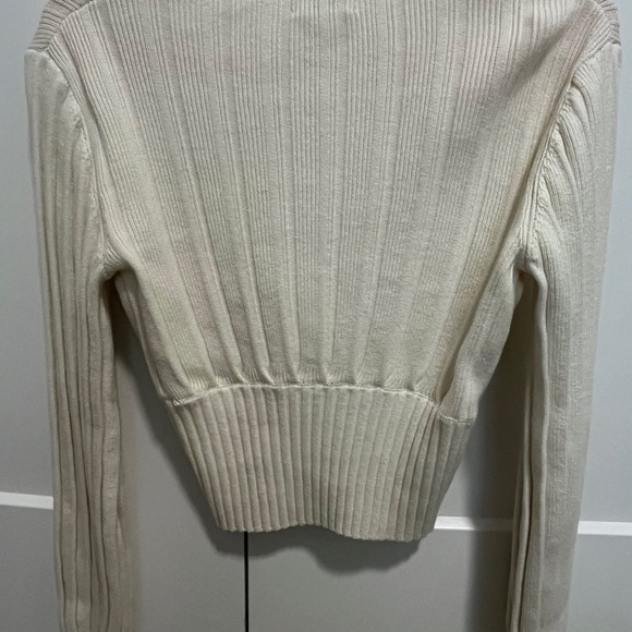 Aritzia Wilfred Plunge Front Cardigan XS - Picture 3 of 6